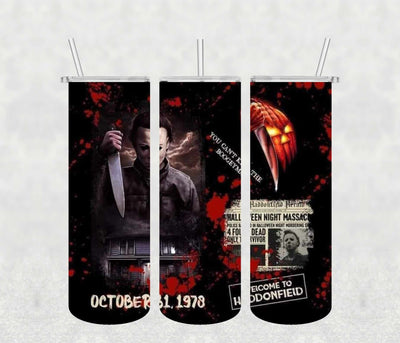 Halloween 20oz Tumbler Sublimation Print - KT SUBLIMATION, DTF AND MORE LLC