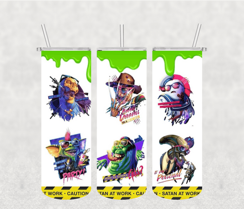 Halloween 20oz Tumbler Sublimation Print - KT SUBLIMATION, DTF AND MORE LLC