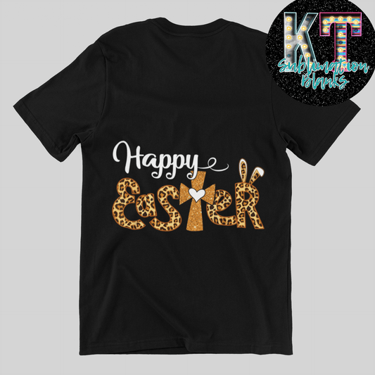 Happy Easter Cheeta DTF, Easter Transfer - KT SUBLIMATION, DTF AND MORE LLC