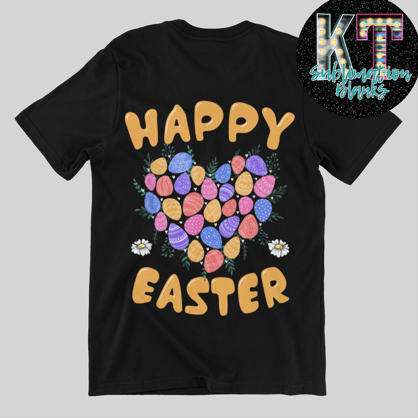 Happy Easter DTF, Easter Direct to Film Transfer - KT SUBLIMATION, DTF AND MORE LLC