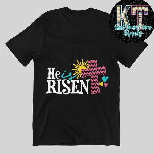 He is Risen DTF, Transfer Easter, He is Risen Film - KT SUBLIMATION, DTF AND MORE LLC
