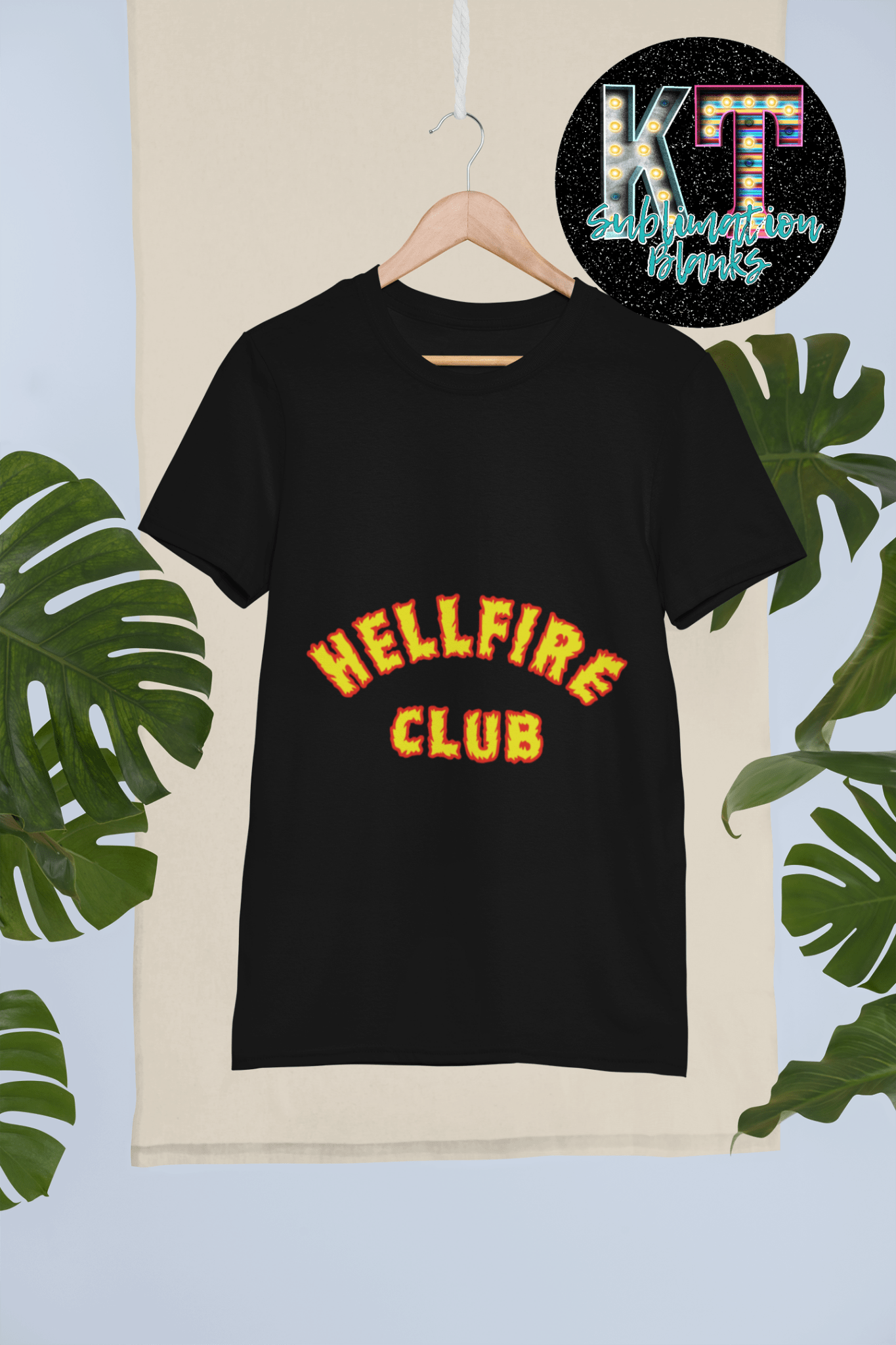 Hell fire CLUB DTF, Stranger Things - Inspired Ready to press - KT SUBLIMATION, DTF AND MORE LLC