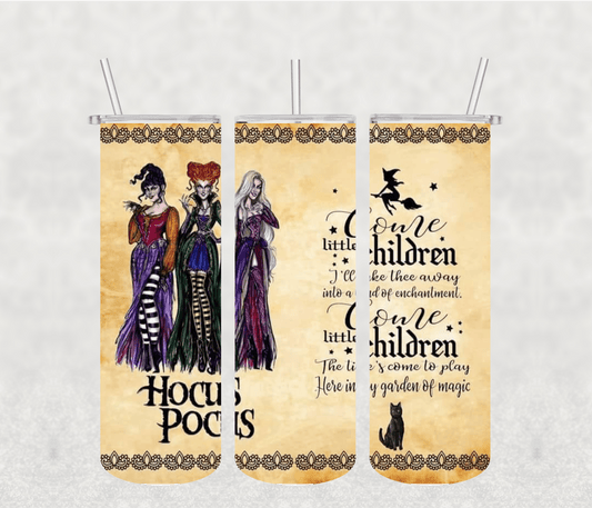 Hocu pocus 2 20oz Tumbler Sublimation Print - KT SUBLIMATION, DTF AND MORE LLC