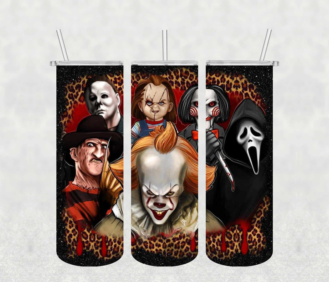 Horror 20oz Tumbler Sublimation Print - KT SUBLIMATION, DTF AND MORE LLC