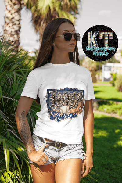 Hou Astros Baseball DTF, ready to press transfer - KT SUBLIMATION, DTF AND MORE LLC