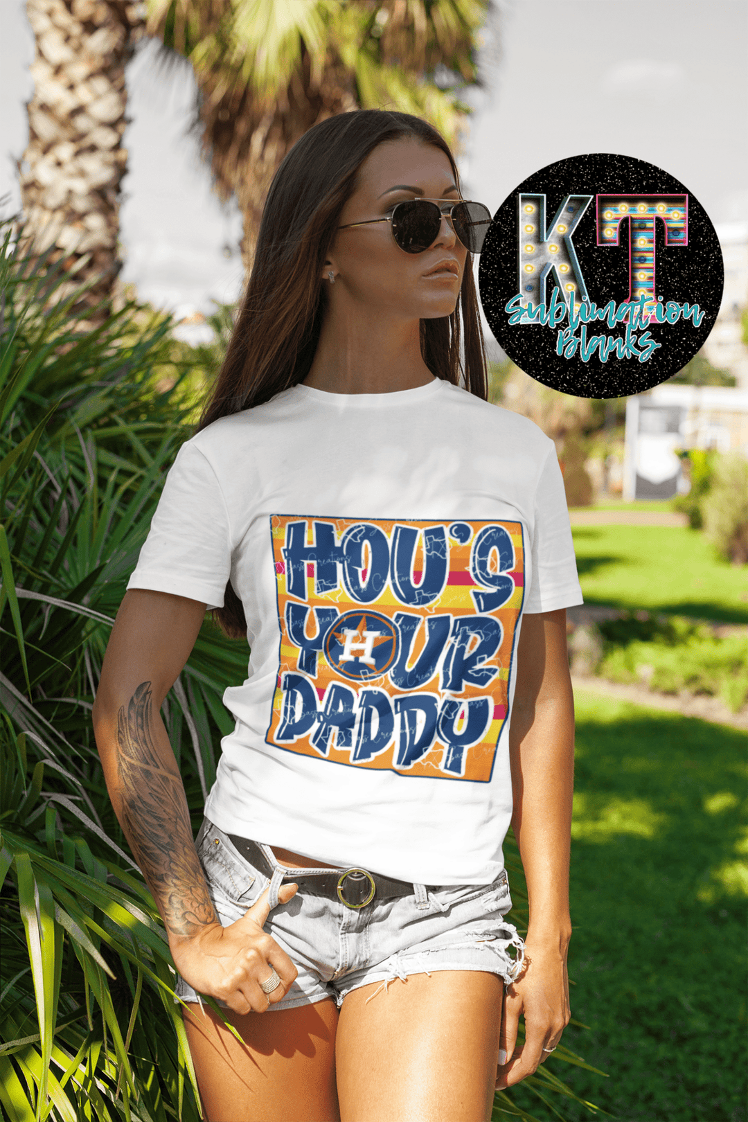 Hou's your daddy Baseball Astros DTF, ready to press transfer - KT SUBLIMATION, DTF AND MORE LLC