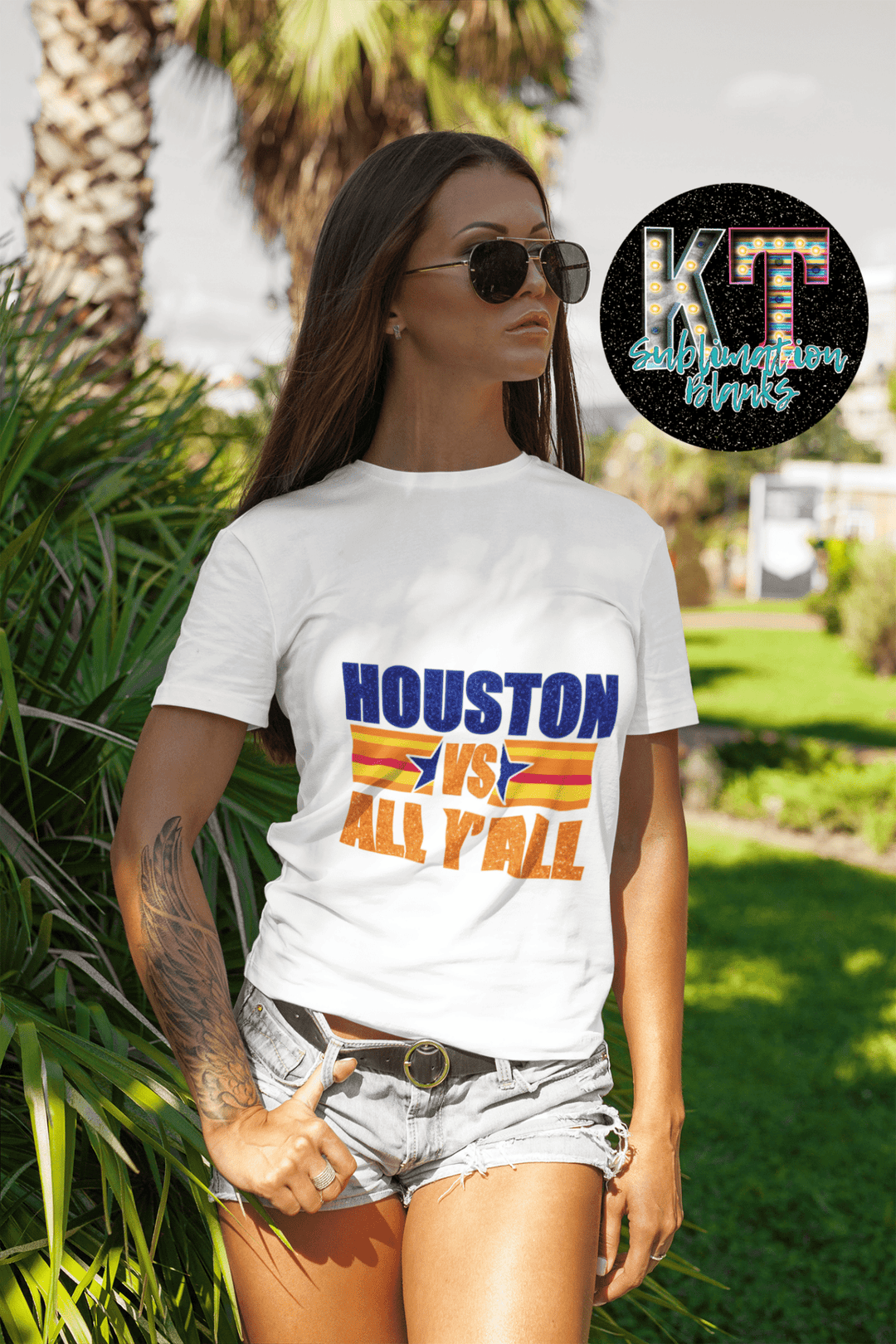 Houston Vs All Y'all DTF, ready to press - KT SUBLIMATION, DTF AND MORE LLC