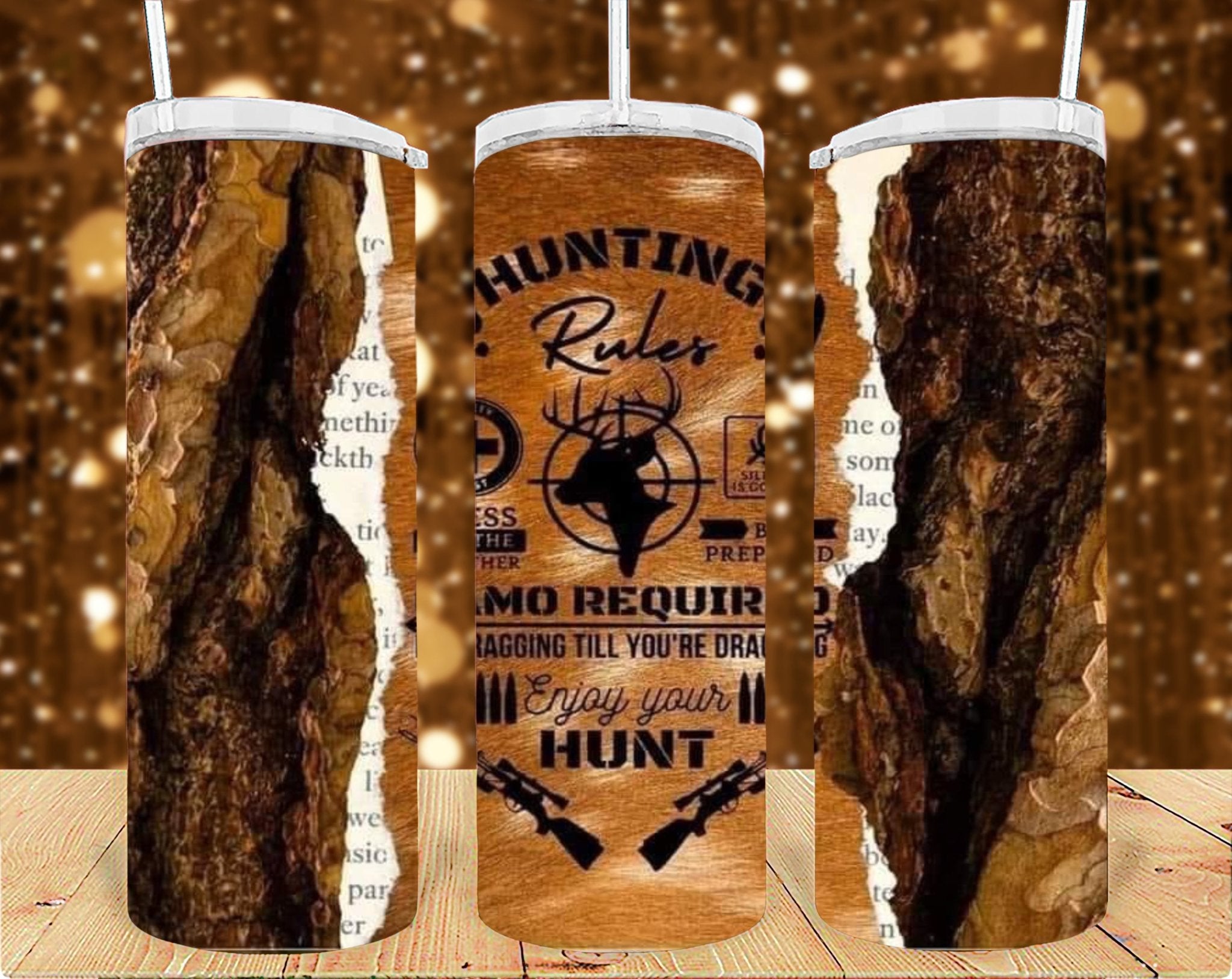 Hunting Tumbler Sublimation Print