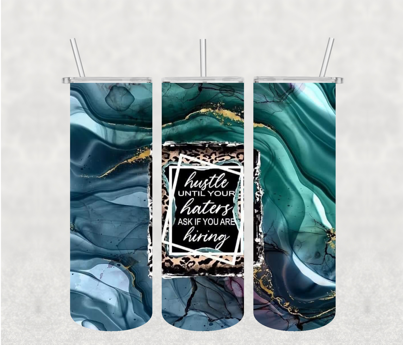 Hustle 20oz Tumbler Sublimation Print