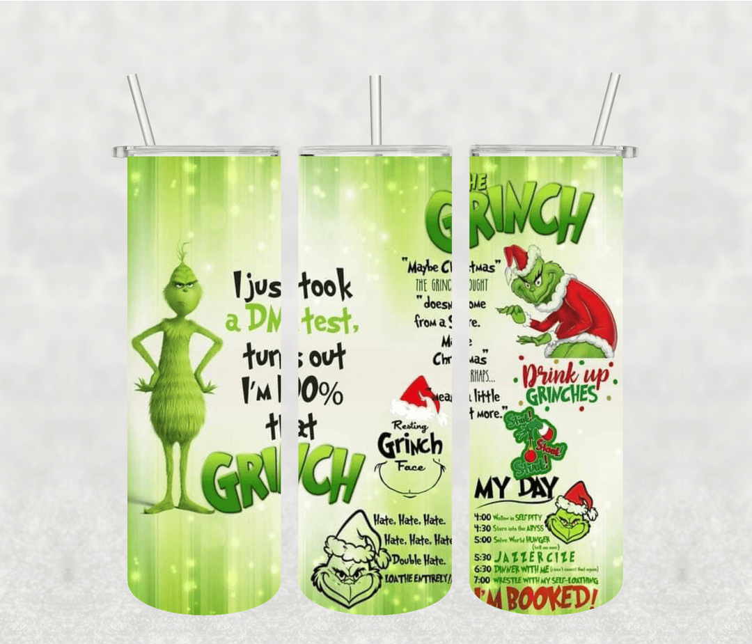 I just took a DNA Christmas 20oz Tumbler Sublimation Print - KT SUBLIMATION, DTF AND MORE LLC
