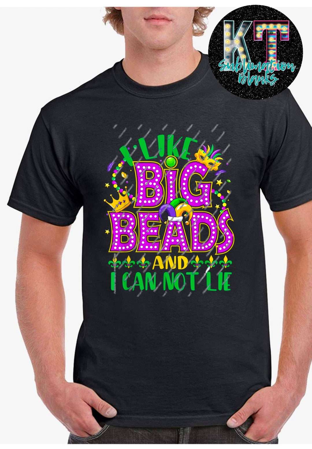 I like Big Bead and can not lie DTF, ready to press - KT SUBLIMATION, DTF AND MORE LLC