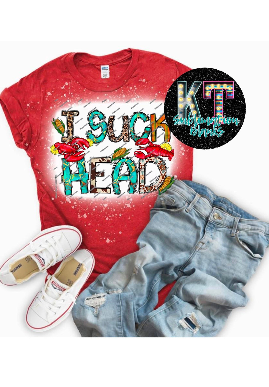 I Suck Head Crawfish DTF, Ready to Press - KT SUBLIMATION, DTF AND MORE LLC