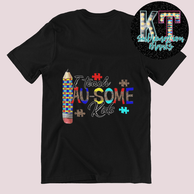 I Teach Au - some DTF, Ready to Press, DTF Transfer Print - KT SUBLIMATION, DTF AND MORE LLC