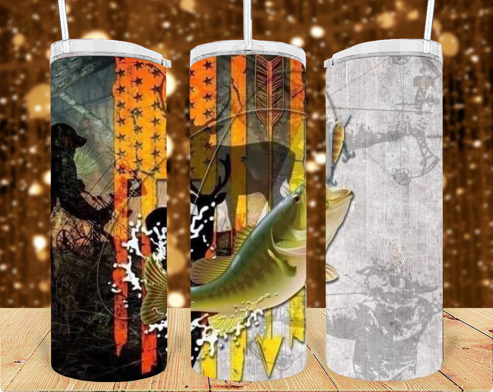 Hunting Tumbler Sublimation Print