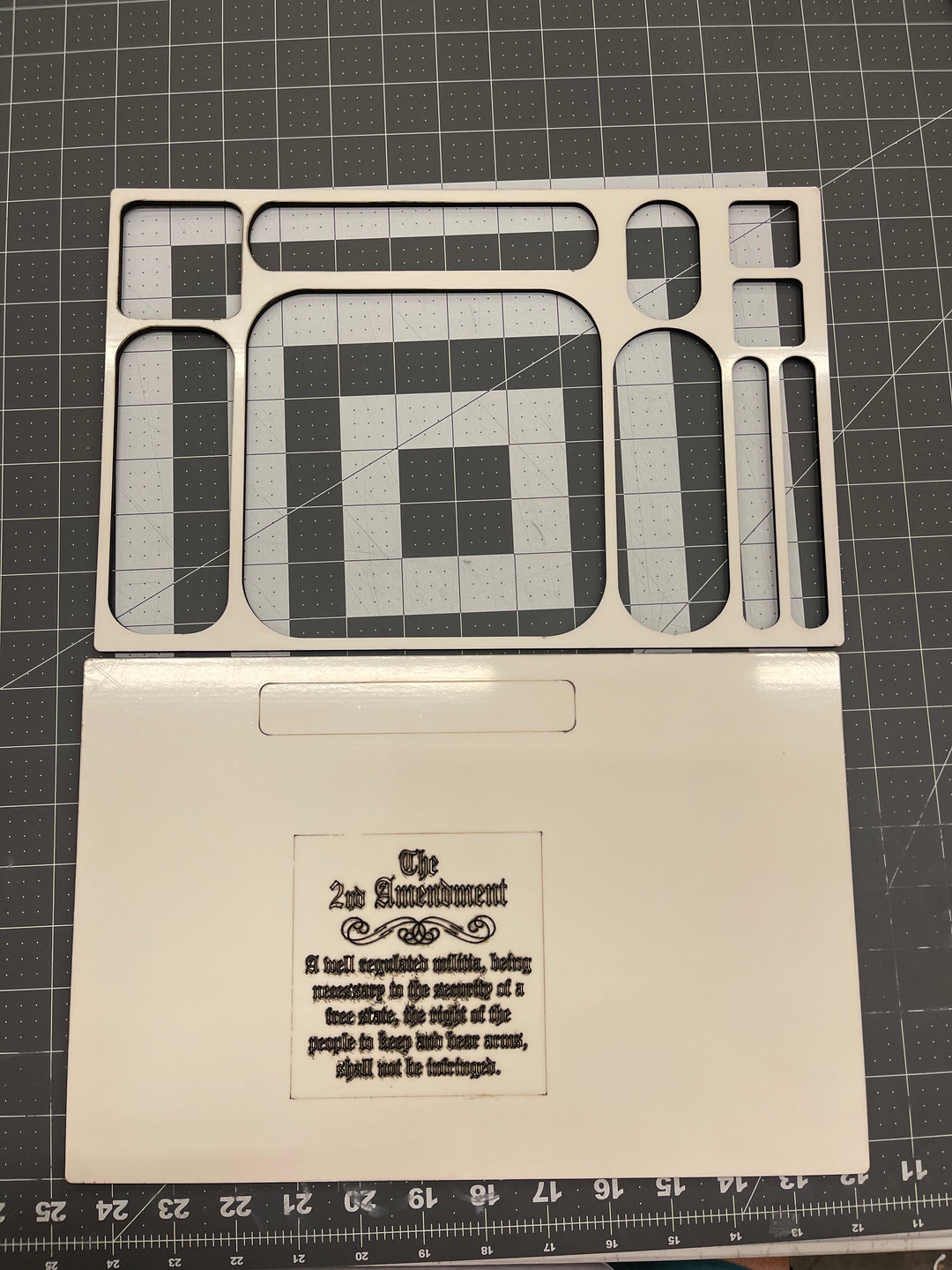 Gun Cleaning Sublimation Tray, Sublimation blank