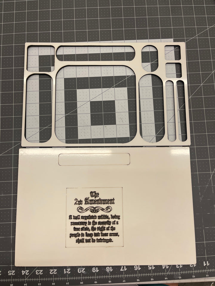 Gun Cleaning Sublimation Tray, Sublimation blank