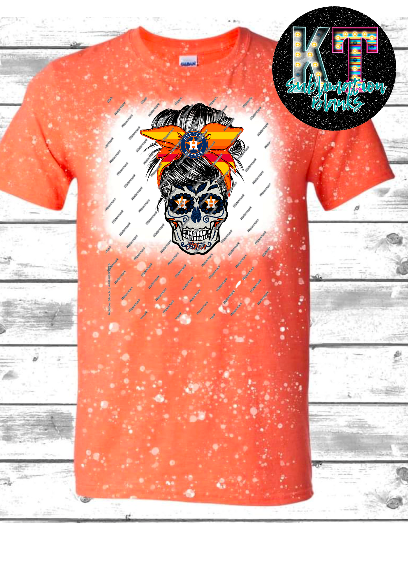 Skull Baseball Astros DTF, Ready to transfer