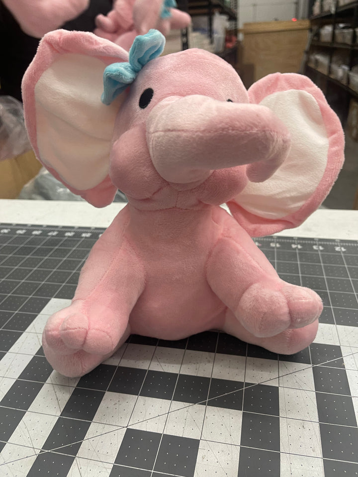 Bedtime Originals Twinkle Toes Pink Elephant Plush,