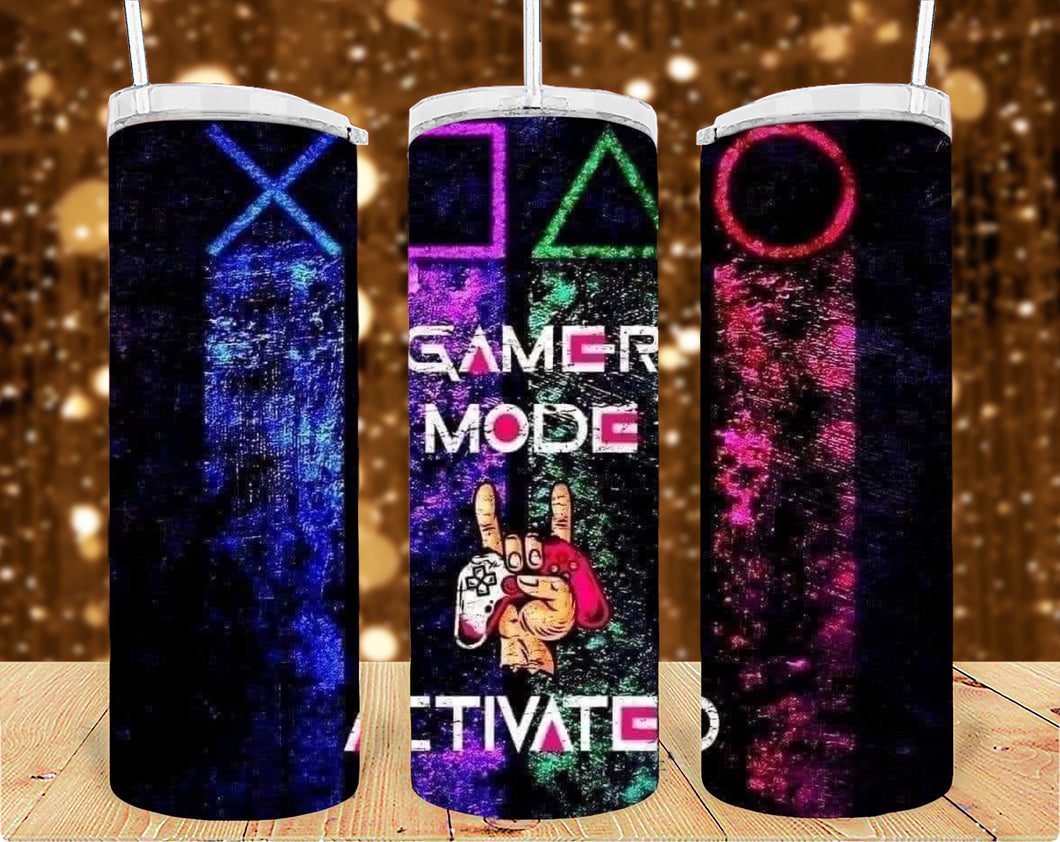 Game Mode Tumbler Sublimation Print