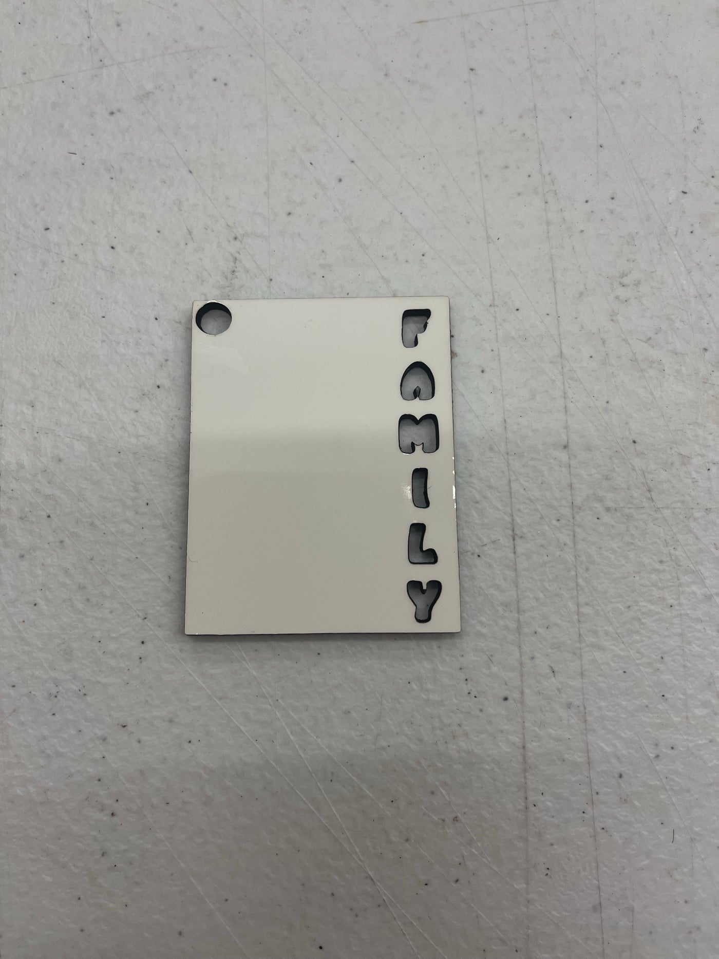 Family Sublimation Keychain MDF – Customizable Keychain Blank for DIY Craft Projects