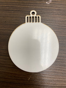 Double Side MDF Blanks Ornament, Double Ornament