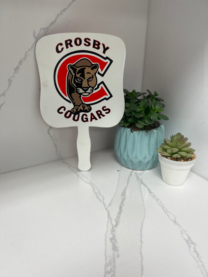 Bigger Sublimation Paddle/Fan, sublimation blank