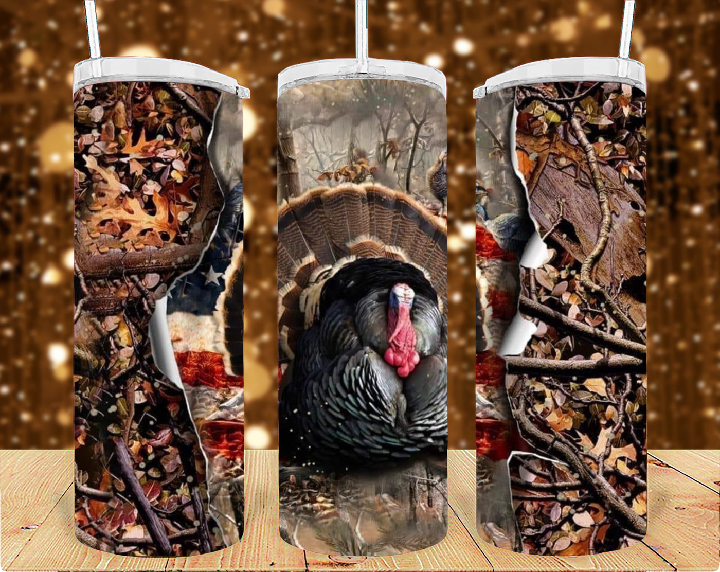 Hunting Tumbler Sublimation Print