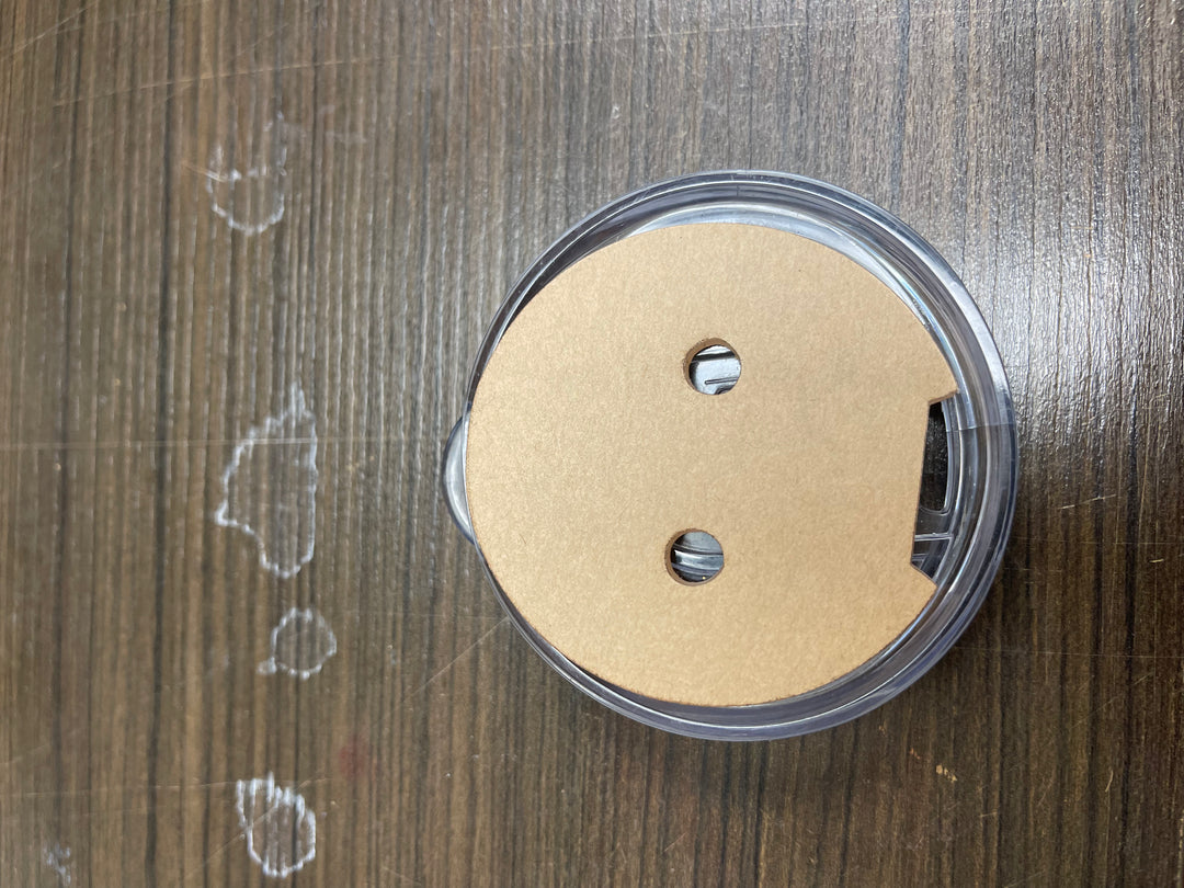 Acrylic Tumbler Topper – Removable Mason Jar Insert, 3D Tumbler Lid Base, Decorative Ice & Fruits Tumbler Disc for Sublimation