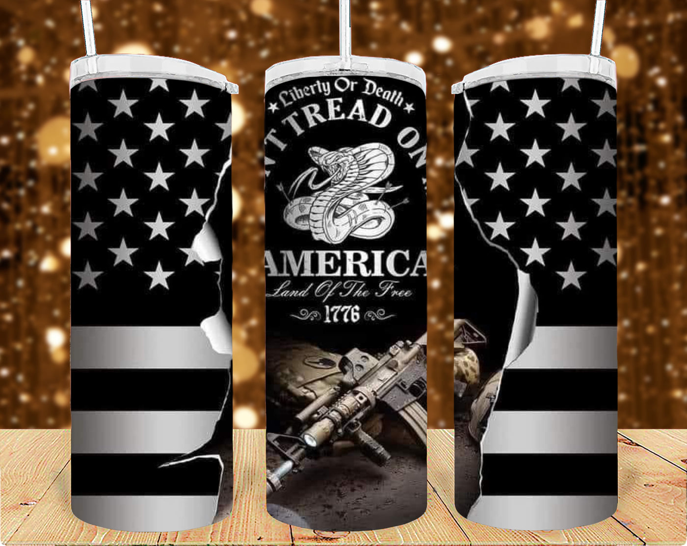 2nd amendment Tumbler Sublimation Print