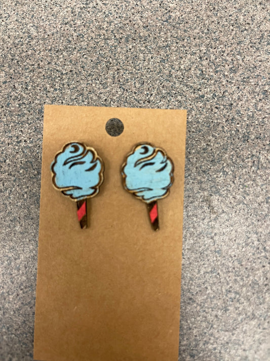 Teachers March Stud Earrings – Cat in the Hat Inspired Handmade Earrings for Educators