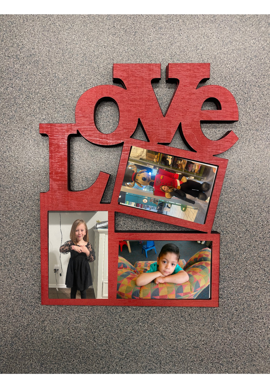 Love Picture Frame with Sublimation inserts