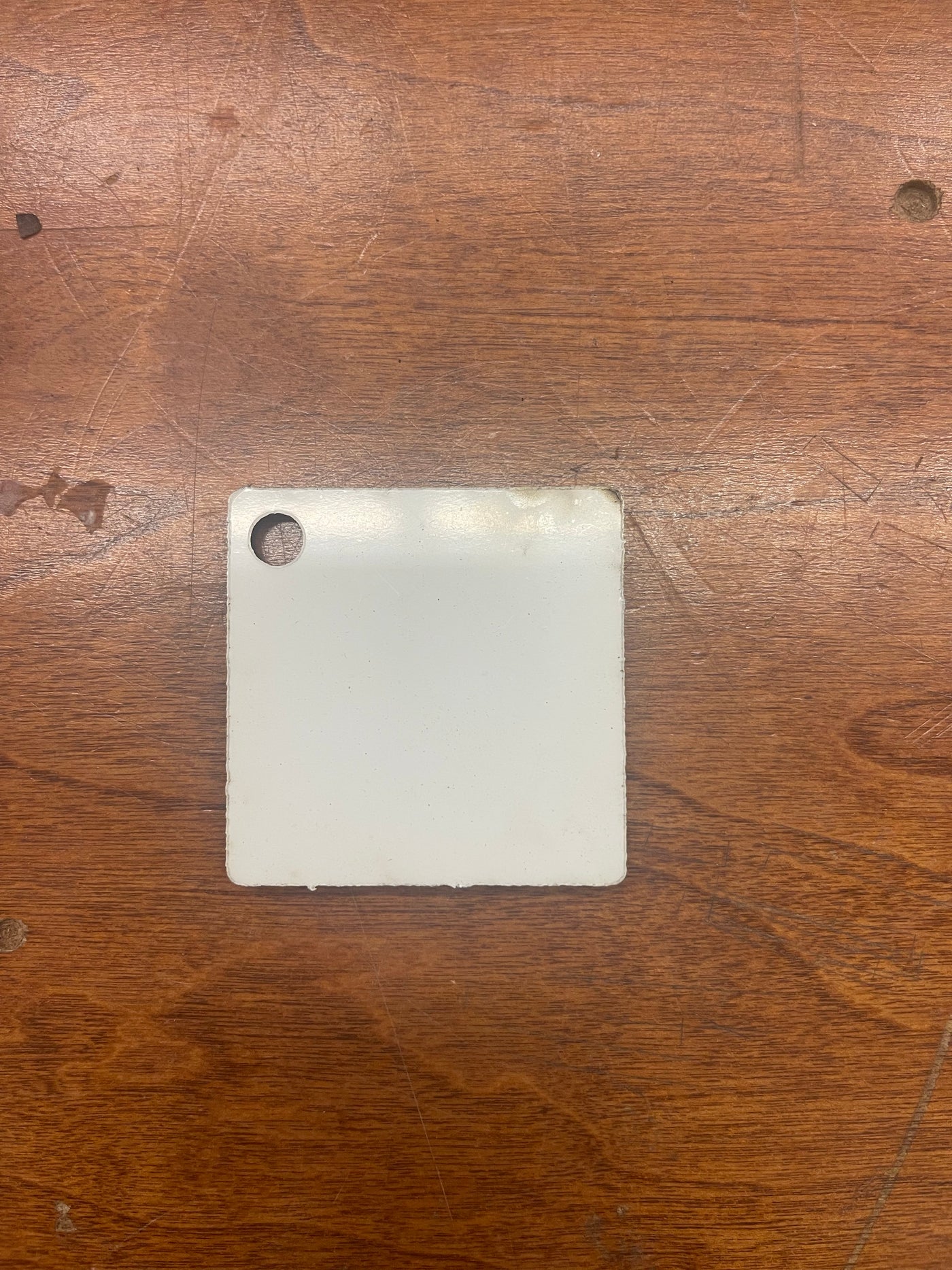 2.5” Square MDF Sublimation Keychain – Double-Sided for Custom Designs!