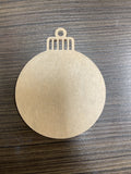 Single Side MDF Blanks Ornament, sublimation blanks