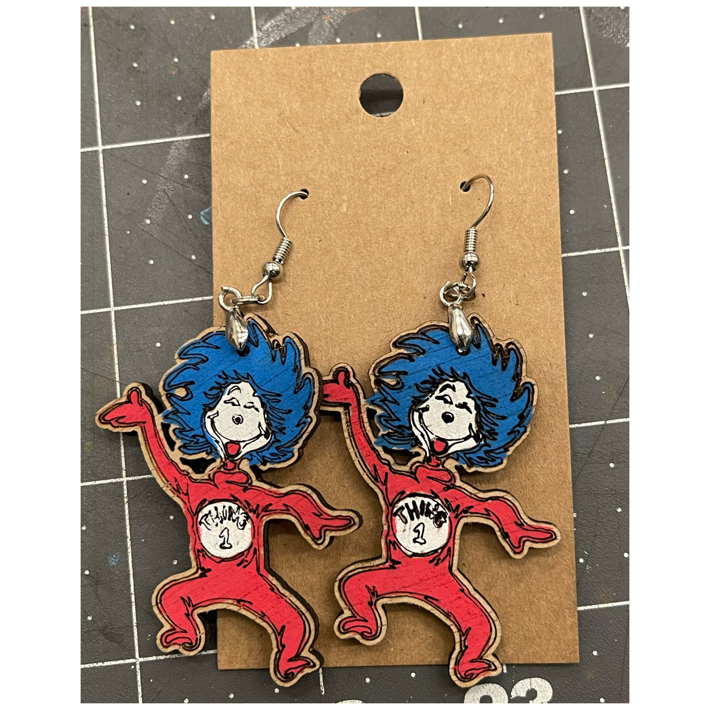 Teacher Dangle Earrings – Handmade School-Inspired Earrings for Educators
