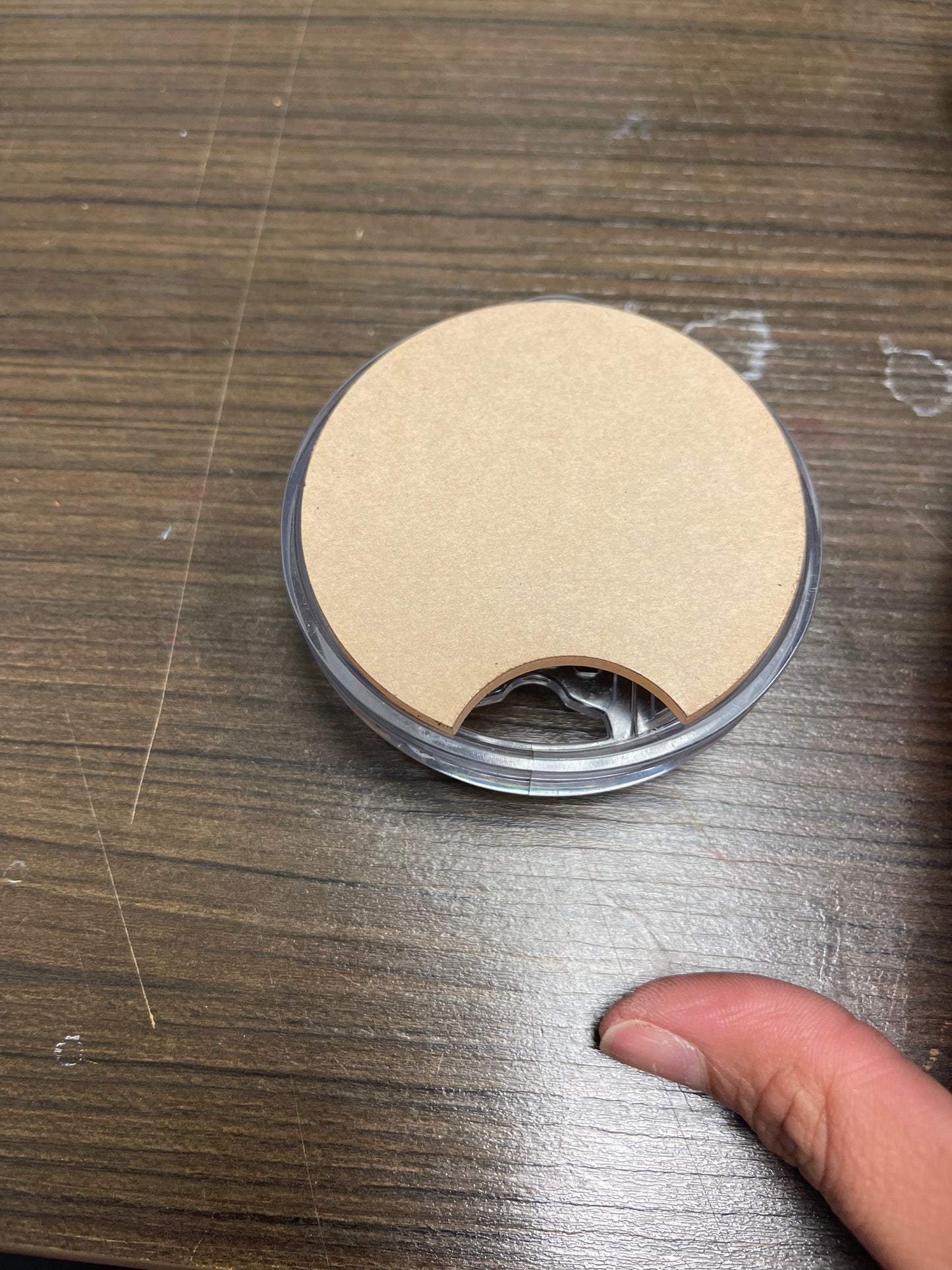 Acrylic Tumbler Topper – Removable Mason Jar Insert, 3D Tumbler Lid Base, Decorative Ice & Fruits Tumbler Disc for Sublimation