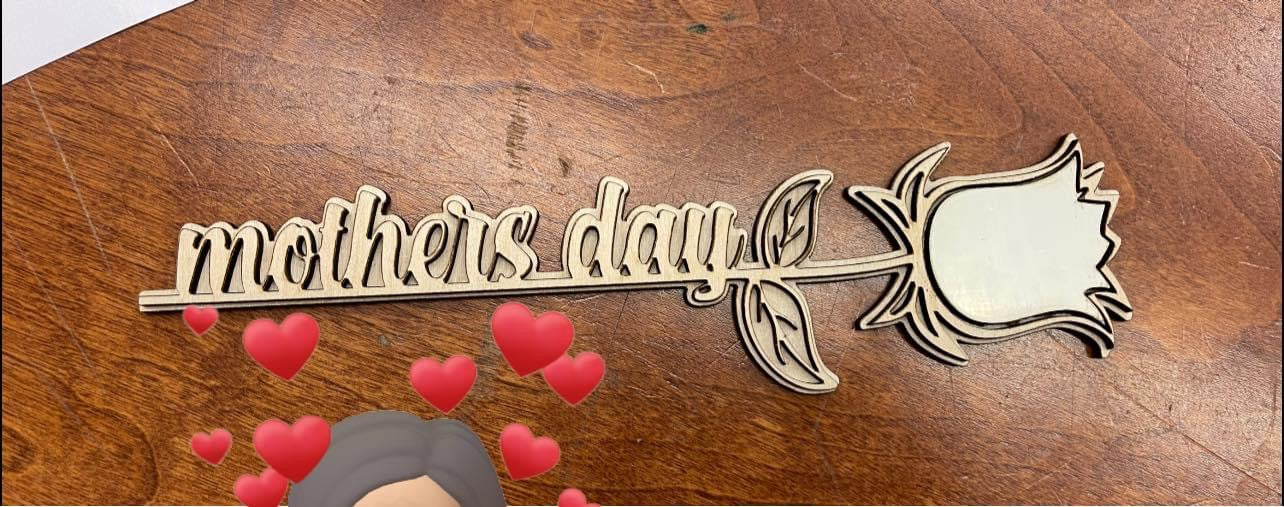 Mother Day Flower Blanks, Mother Gift for Sublimation