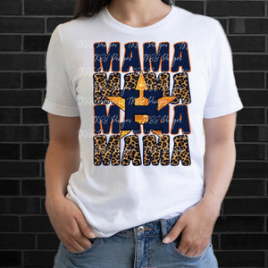 Orange Mama Baseball DTF