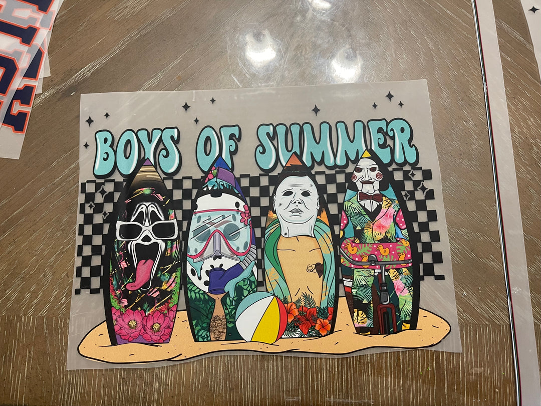 Boys of Summer DTF, ready to press transfer