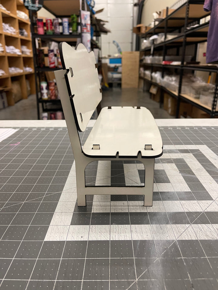 12” Memorial Bench Sublimation MDF