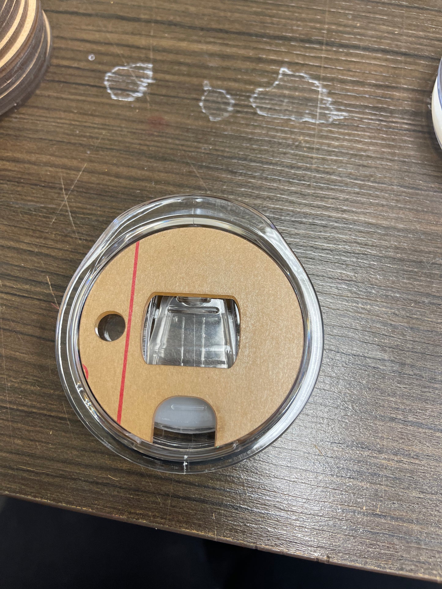 Acrylic Tumbler Topper – Removable Mason Jar Insert, 3D Tumbler Lid Base, Decorative Ice & Fruits Tumbler Disc for Sublimation