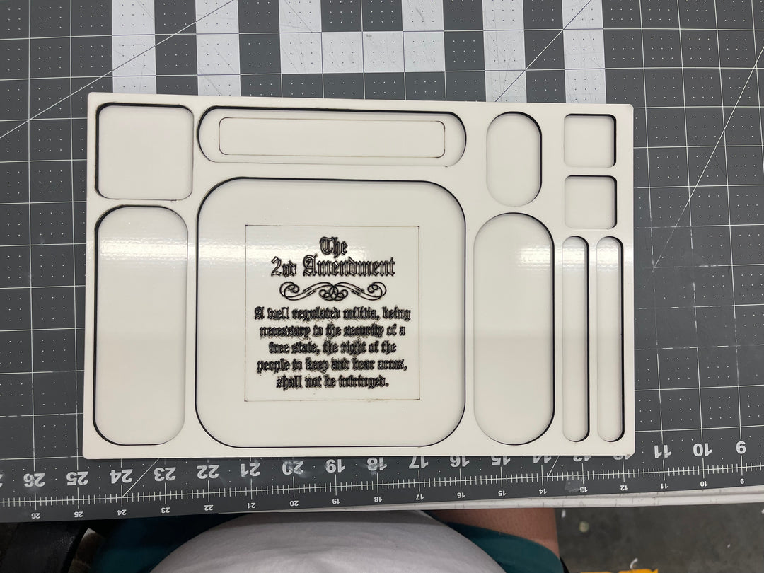 Gun Cleaning Sublimation Tray, Sublimation blank