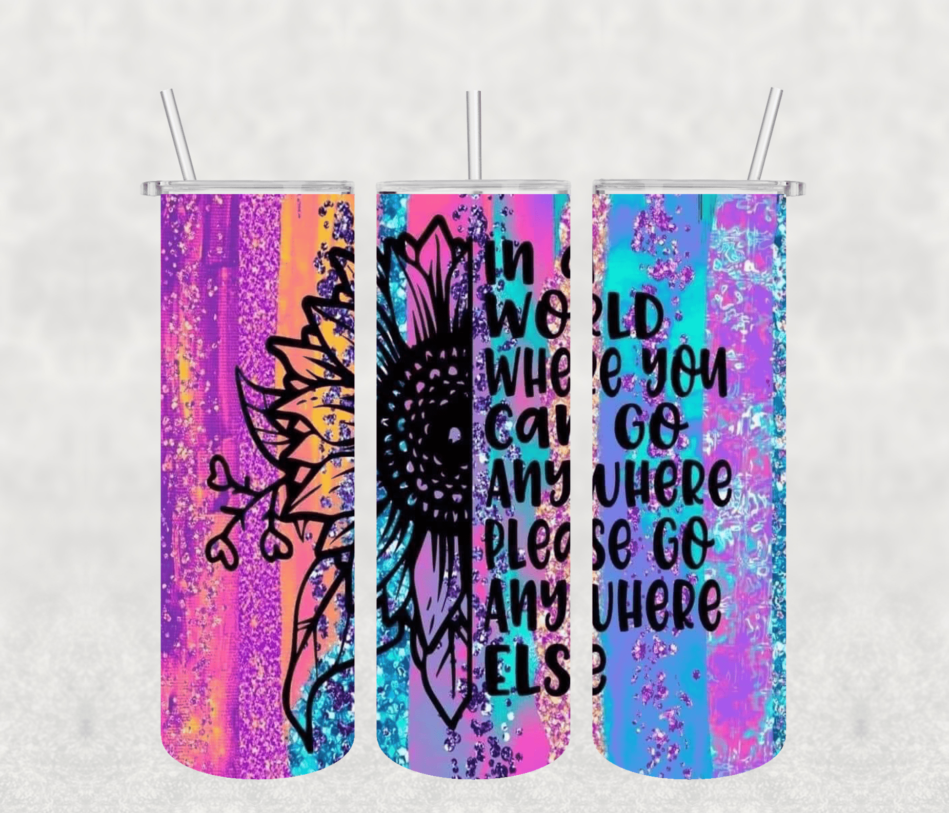 In a World 20oz Tumbler Sublimation Print