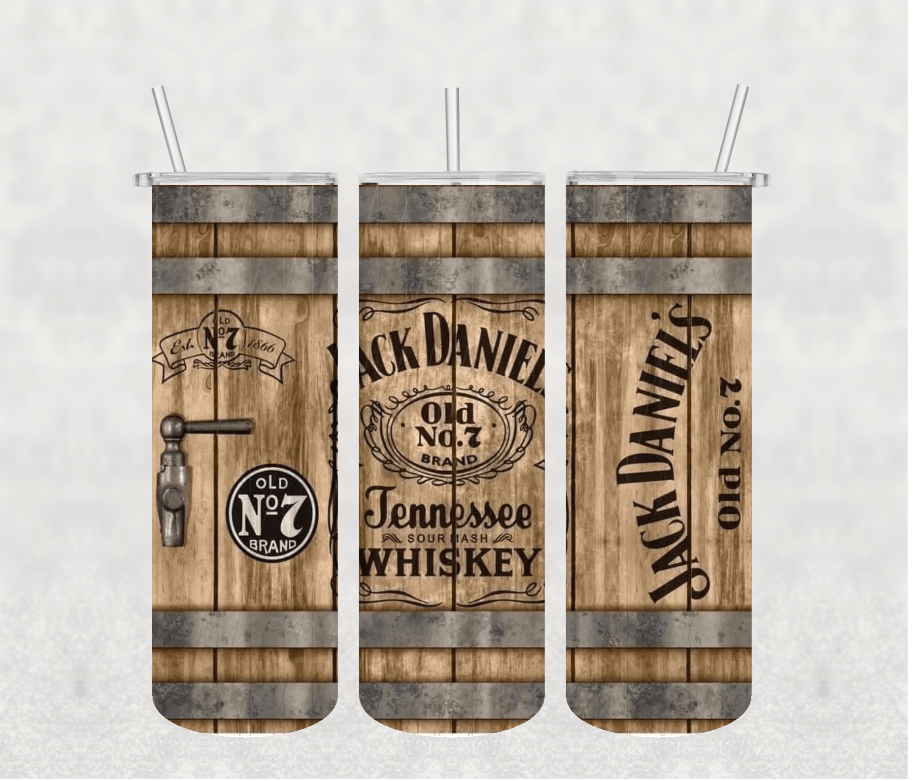 Jack Daniels 20oz Tumbler Sublimation Print - KT SUBLIMATION, DTF AND MORE LLC
