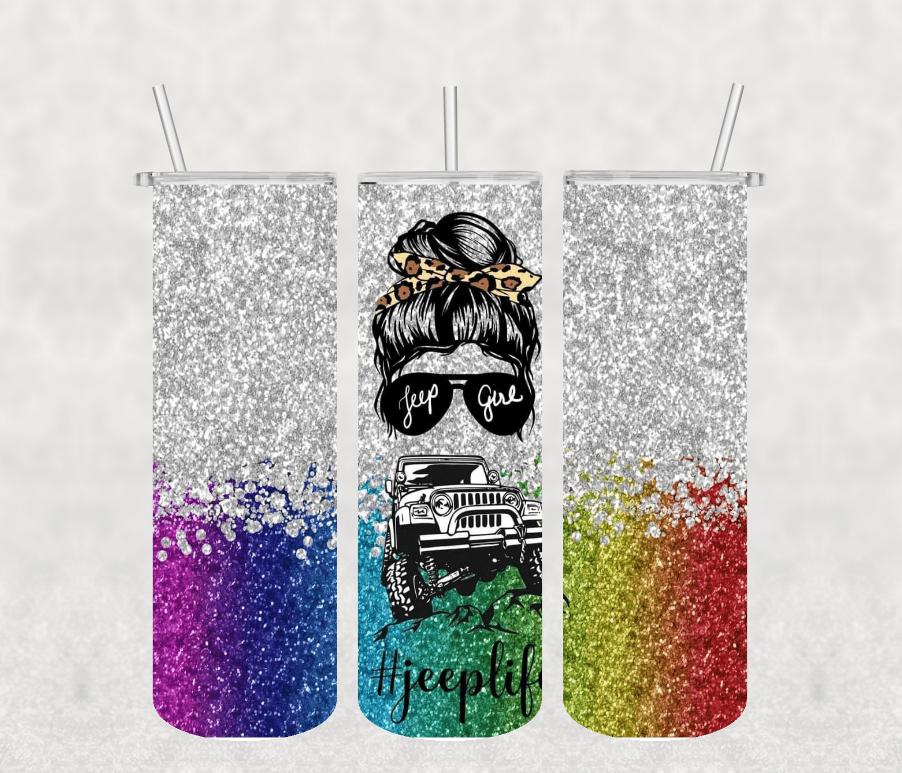 Jeep 20oz Tumbler Sublimation Print