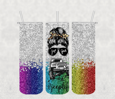 Jeep 20oz Tumbler Sublimation Print - KT SUBLIMATION, DTF AND MORE LLC