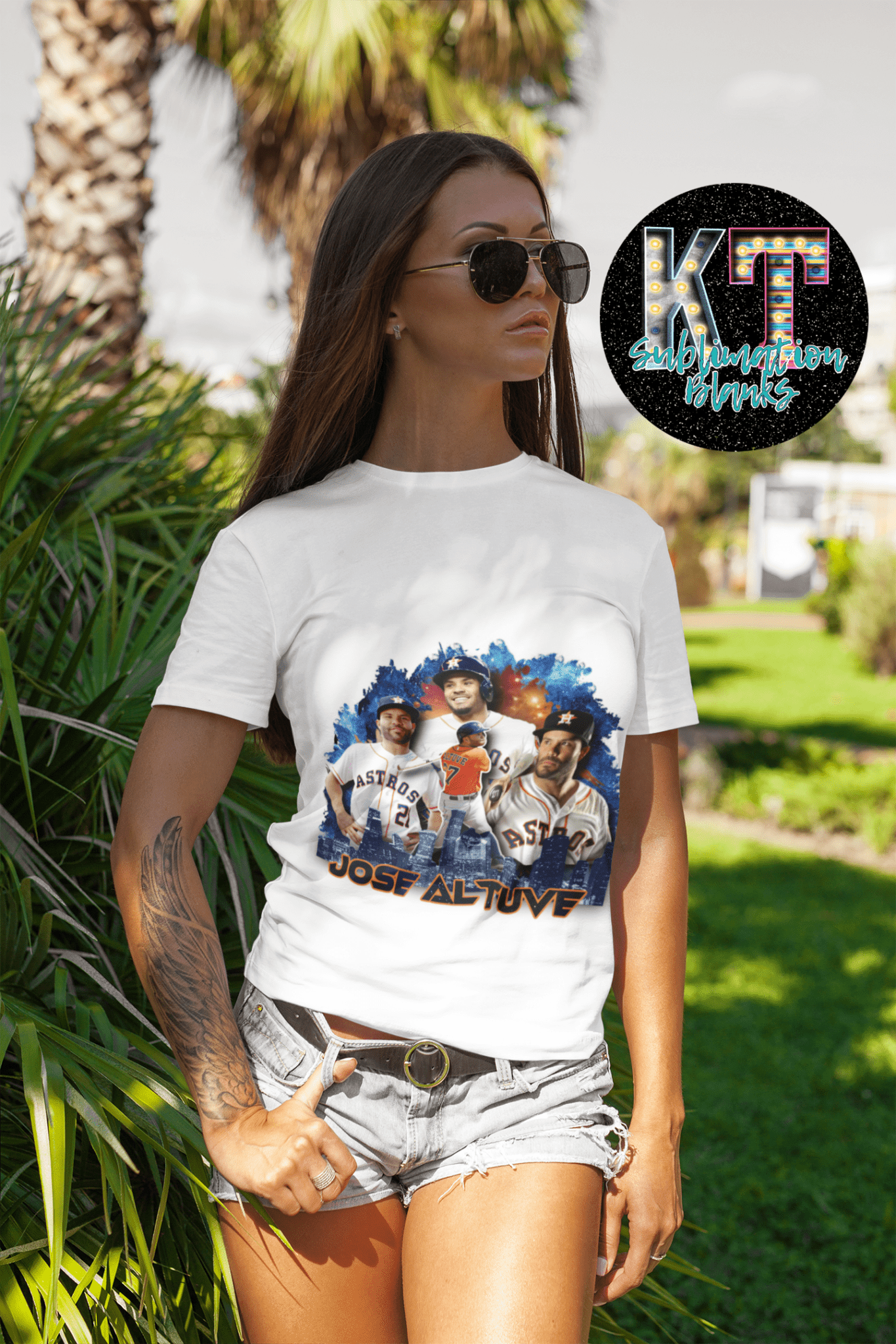 Jose Altuve Baseball DTF, , Ready to press Transfer - KT SUBLIMATION, DTF AND MORE LLC
