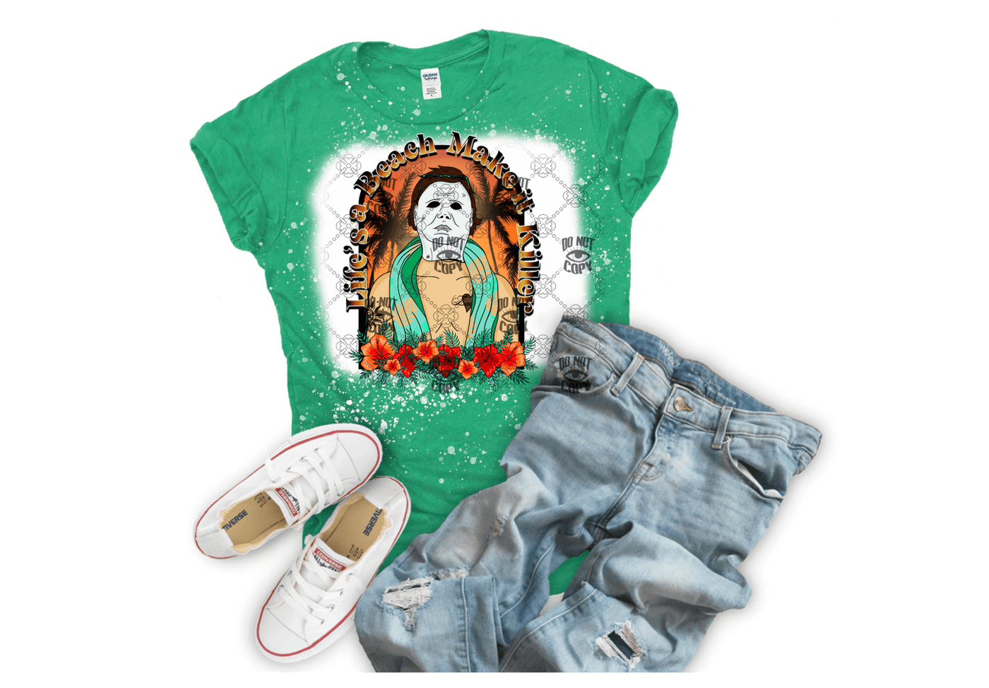 Life’s a Beach make it killer DTF ready to press transfer - KT SUBLIMATION, DTF AND MORE LLC