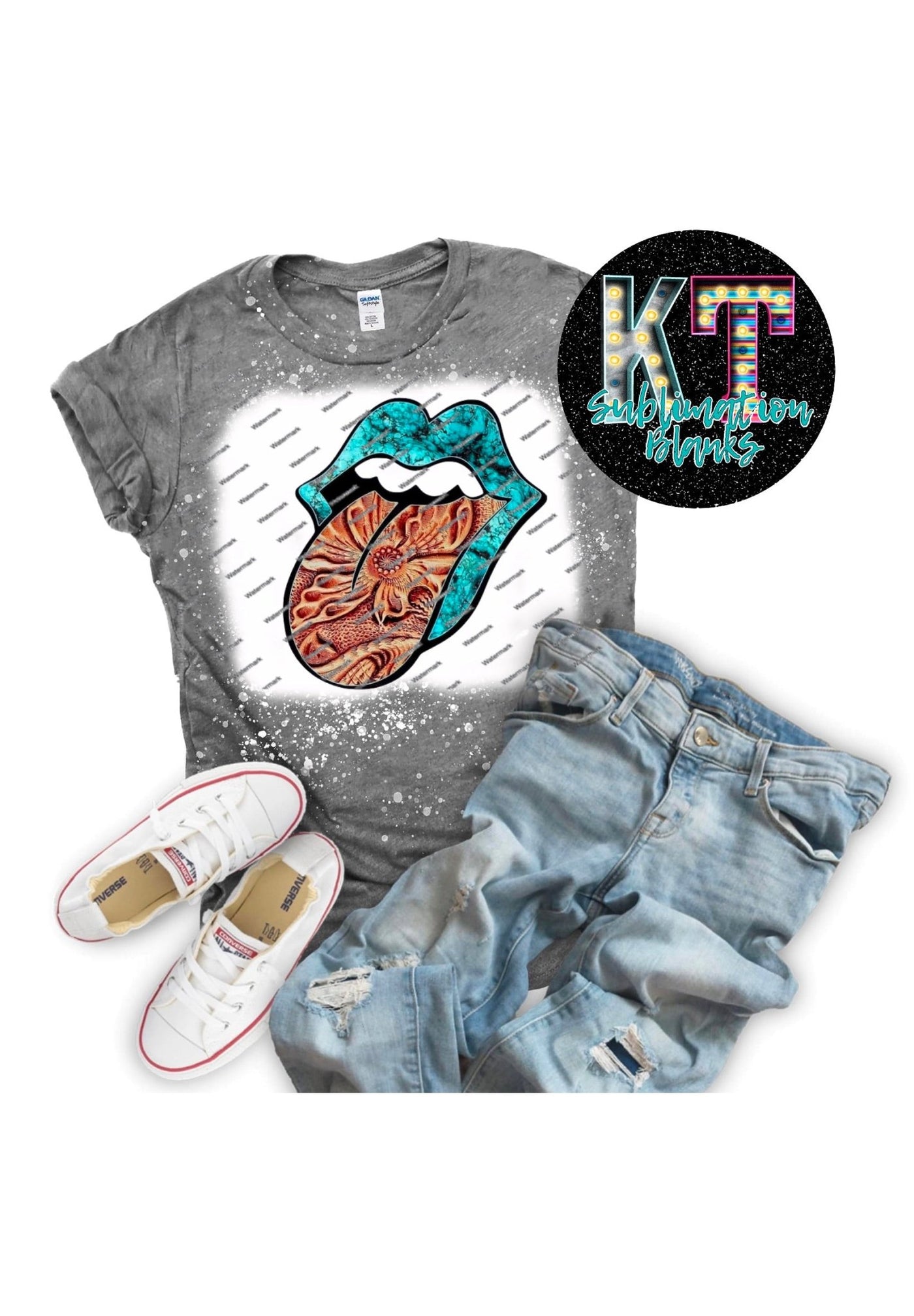 Lips Country Dtf, Ready to press transfer - KT SUBLIMATION, DTF AND MORE LLC