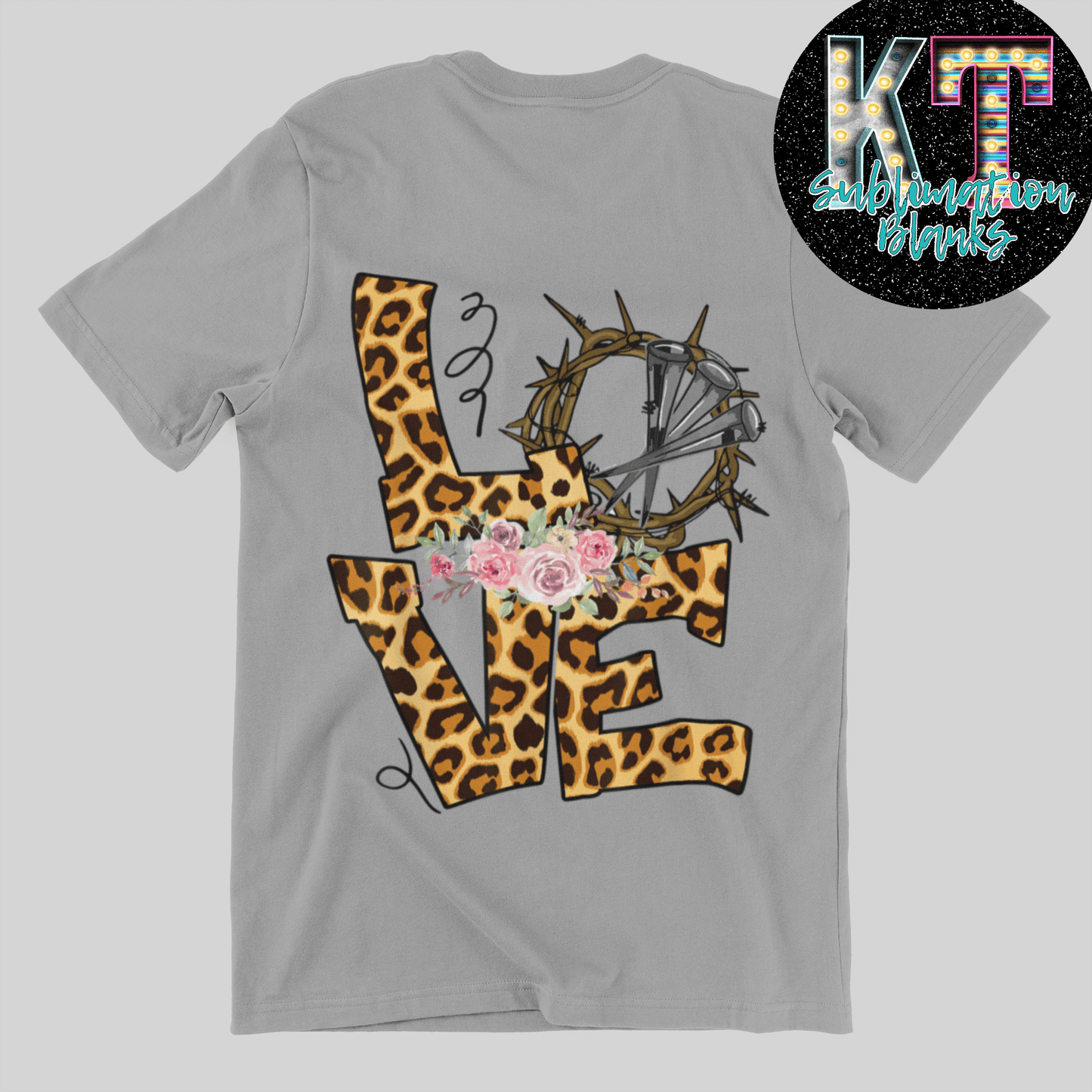 Love Easter Cheeta DTF, Easter Direct to Film Transfer - KT SUBLIMATION, DTF AND MORE LLC