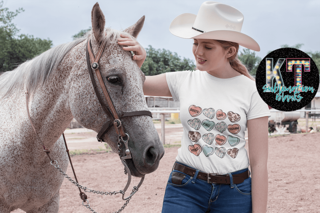 Love, Howdy, Y'all Country DTF, ready to press transfer - KT SUBLIMATION, DTF AND MORE LLC